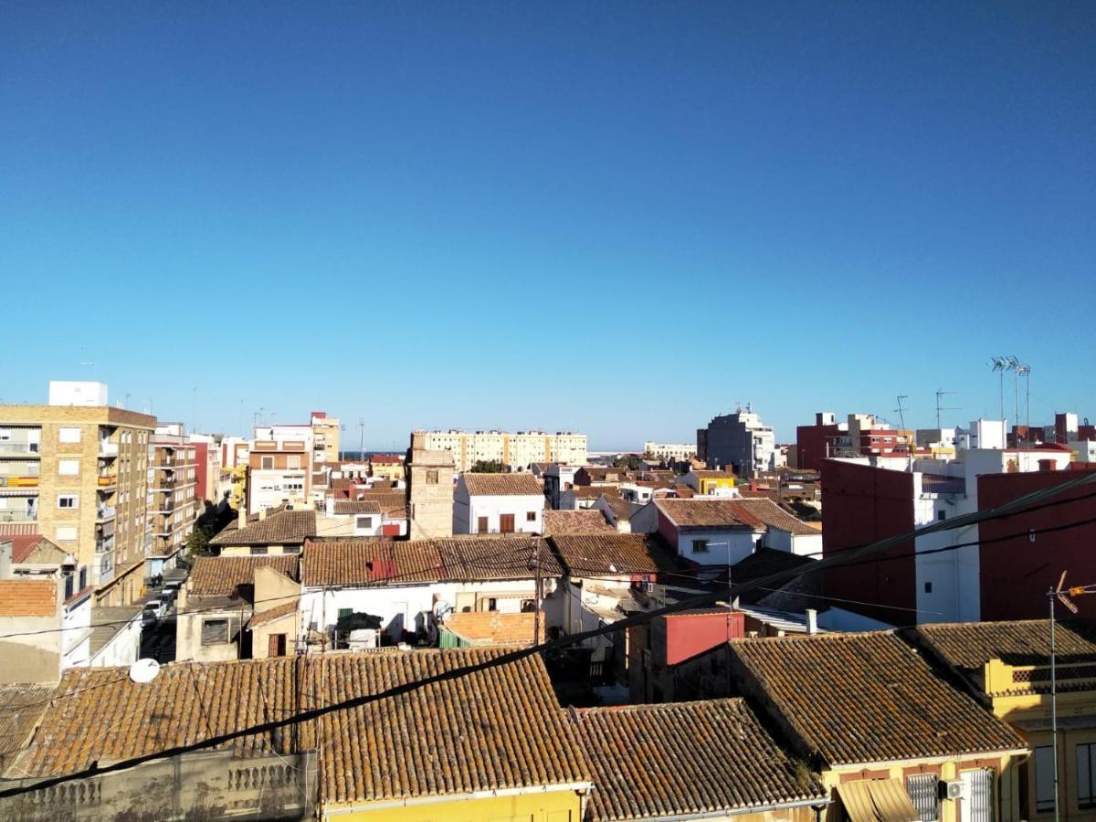 Acogedor Estudio A Metros De La Playa, Con Zonas Comunes Y Terraza 3B Βαλένθια Εξωτερικό φωτογραφία